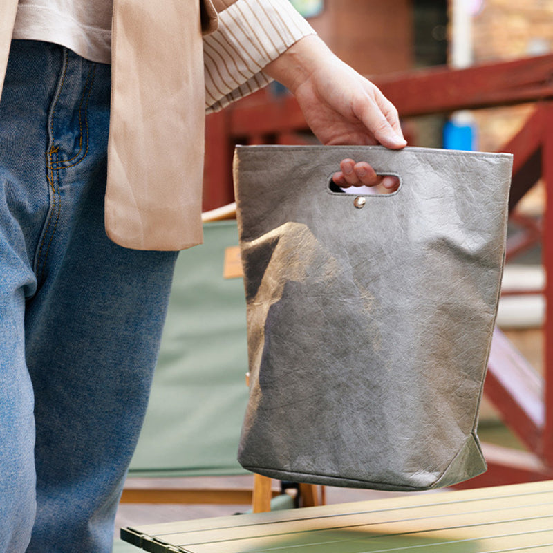 Custom Tyvek Tote Bag - Grey