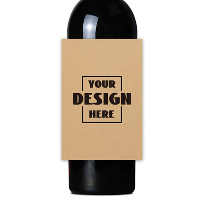 Custom Sheet Rectangle Kraft Paper Wine Labels