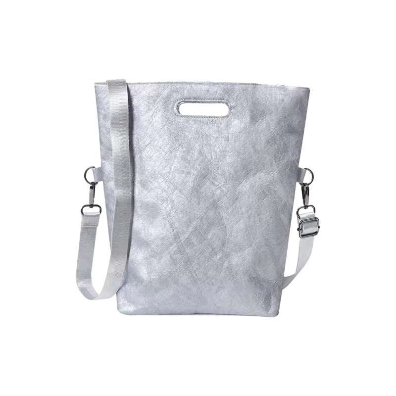 Custom Tyvek Fashion Bag - Silver