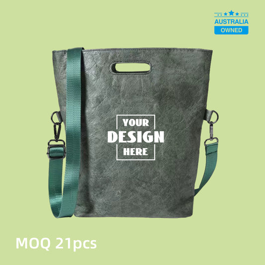 Custom Tyvek Fashion Bag - Green
