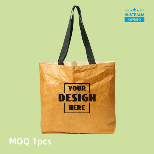 Custom Tyvek Tote Bags - Yellow