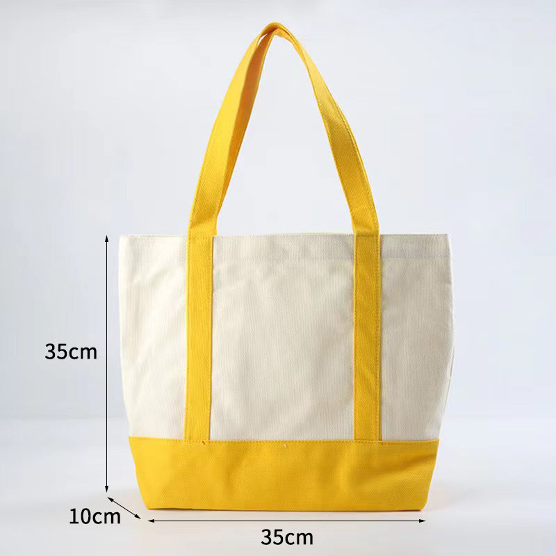 Canvas Contrast Bag