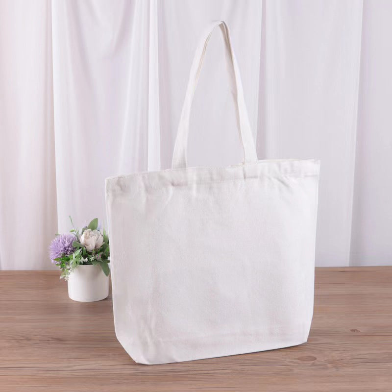 Custom Canvas Tote Bag - With Bottom