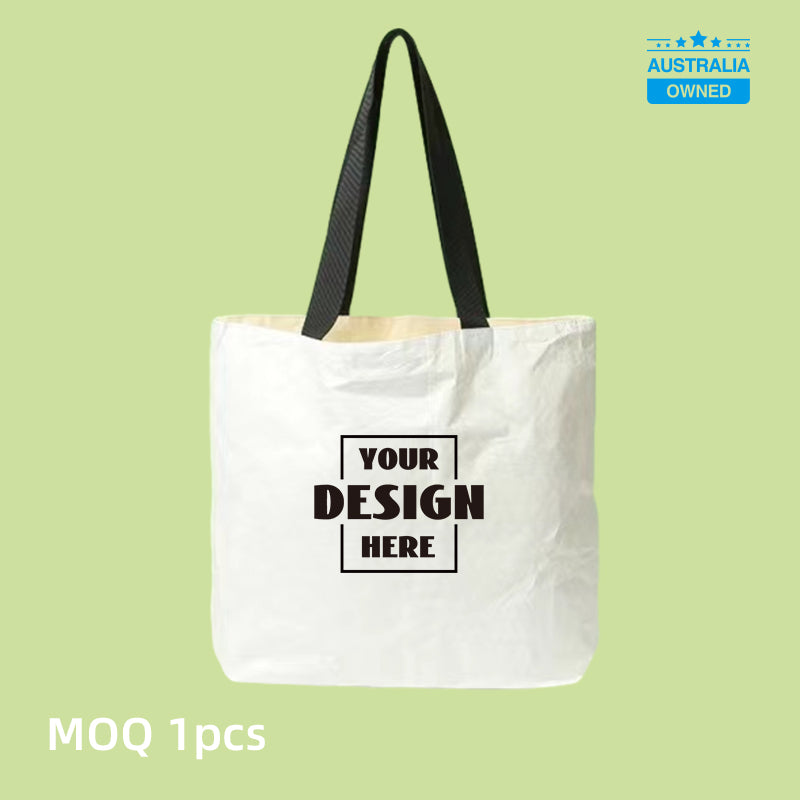 Custom Tyvek Tote Bags - White