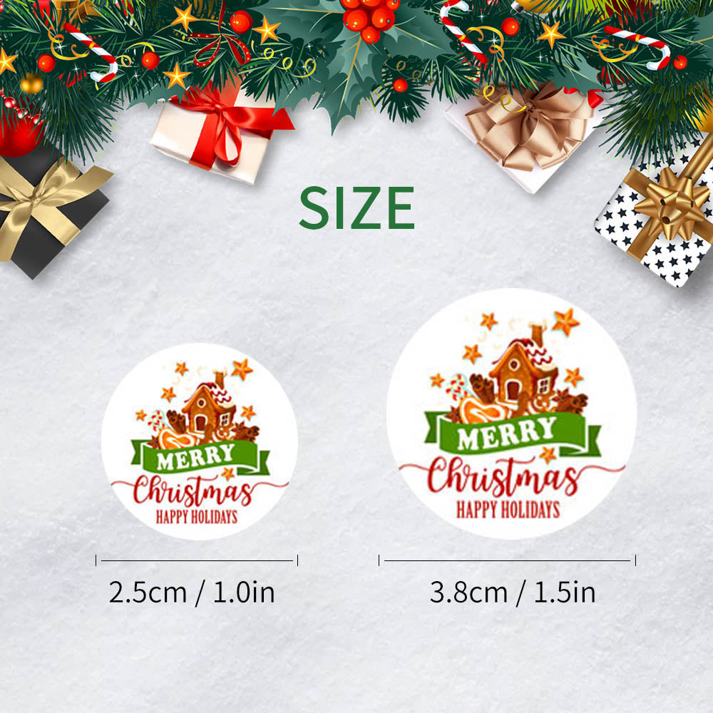 8 Design Merry Christmas Sticker