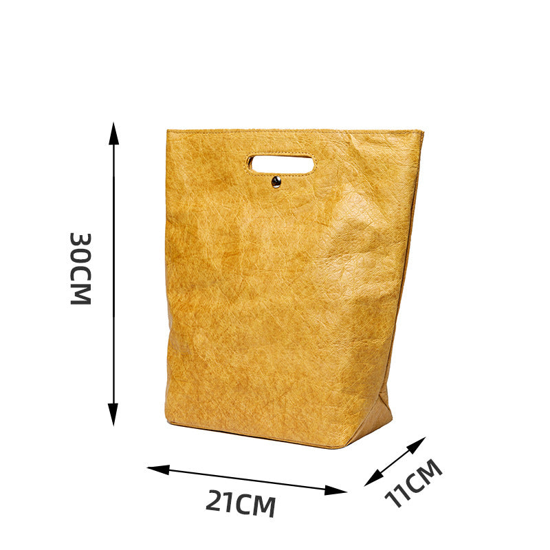 Custom Tyvek Tote Bag - Yellow