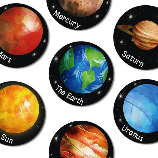 Space Planet Sticker