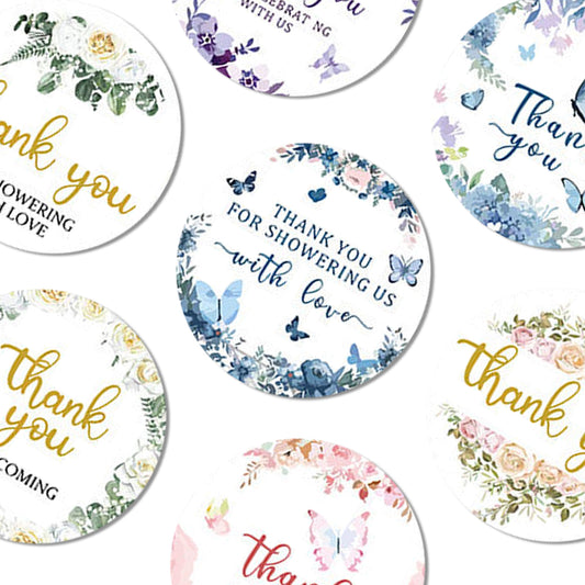 8 Design Thank You Stickers With Love