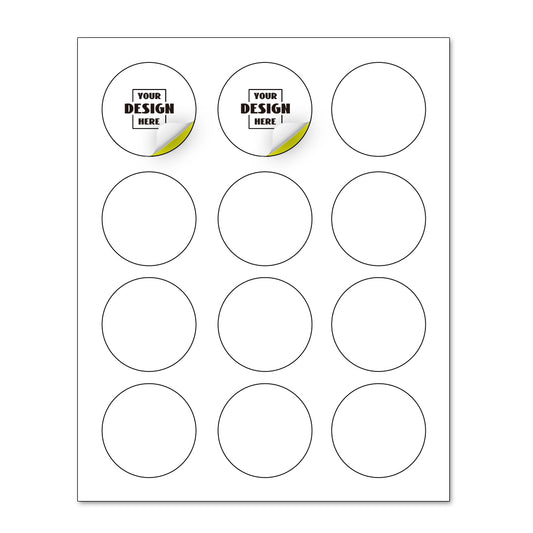 Custom Sheet Circle Stickers