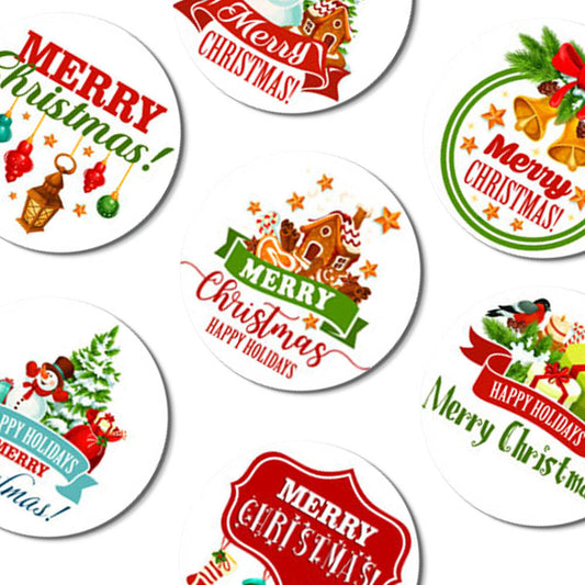 8 Design Merry Christmas Sticker