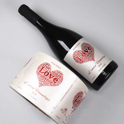 Custom Roll Square Wine Labels