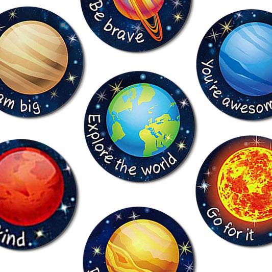 Encouraging Space Planet Sticker