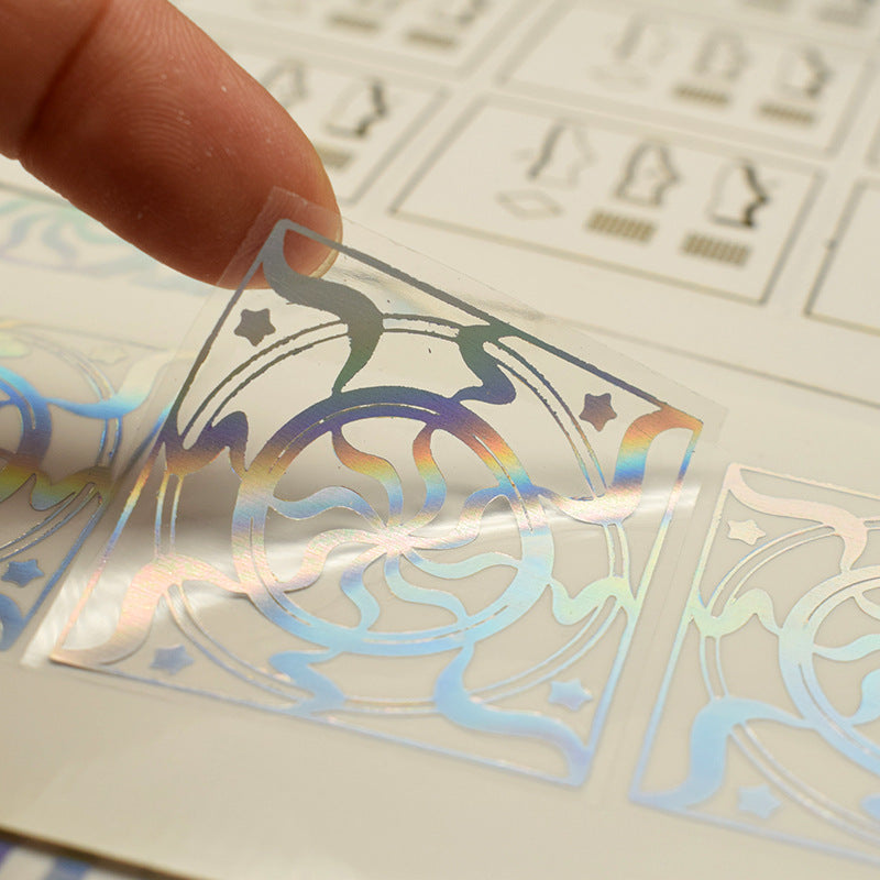 Custom Sheet Square Stickers - Transparent Gloss