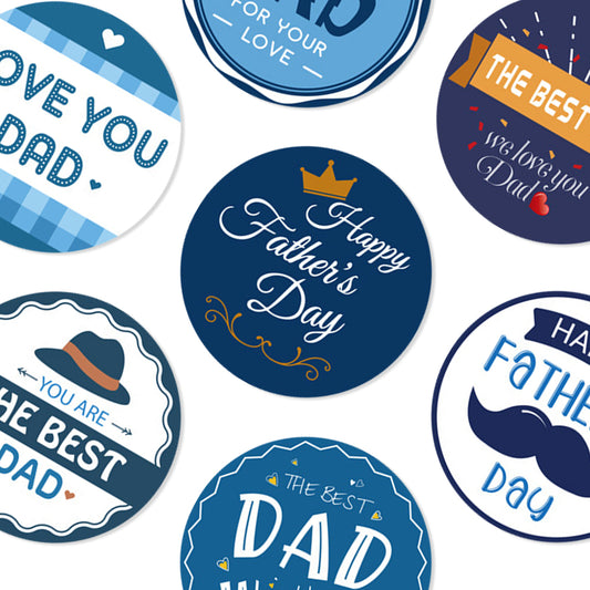 4 Design Stickers For Father