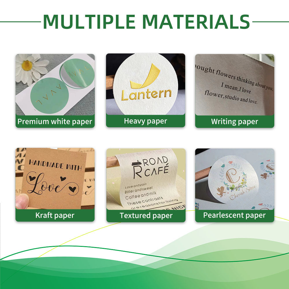 Custom Sheet Kraft Paper Rectangle Stickers