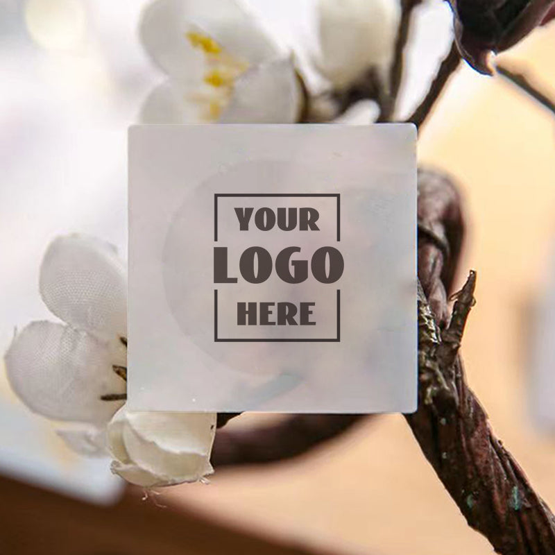 Custom Roll Square Labels - Transparent Matte