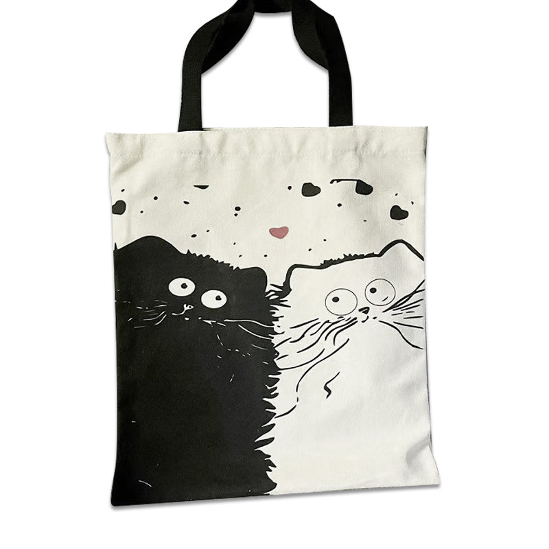 Cute Cat Canvas Bag