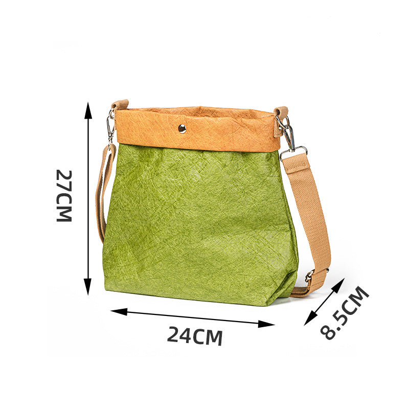 Custom Tyvek Shoulder Backpack - Green