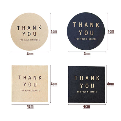 DIY Cookie Thank You Stickers