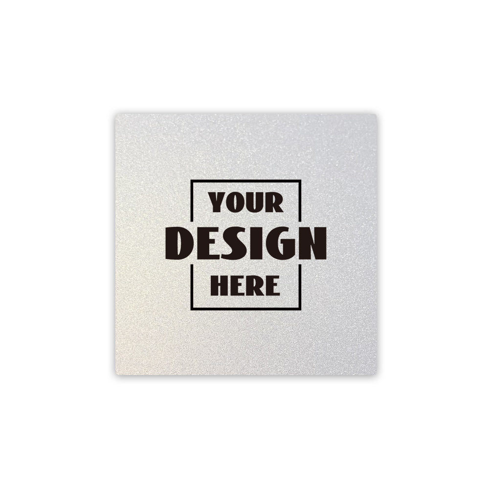 Custom Sheet Square Pearlescent Paper Stickers