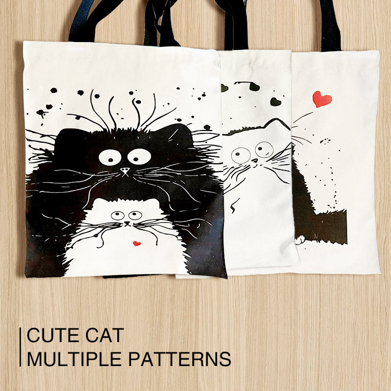 Cute Cat Canvas Bag