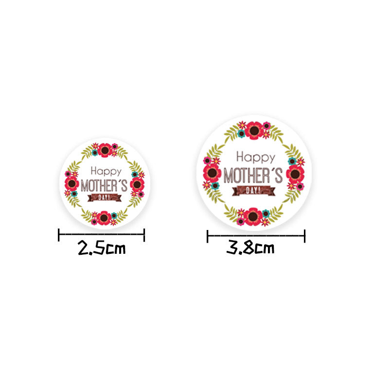 Flower Design Stickers For Mother