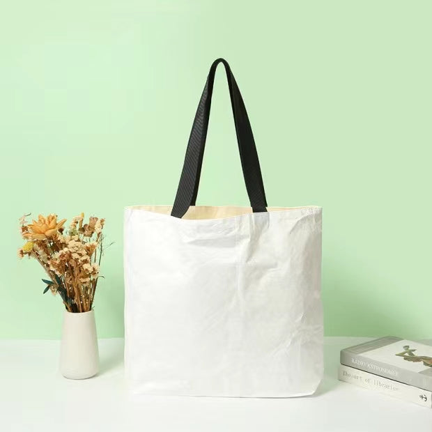 Custom Tyvek Tote Bags - White