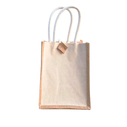 Custom Hessian Canvas Tote  Bag With Buckle