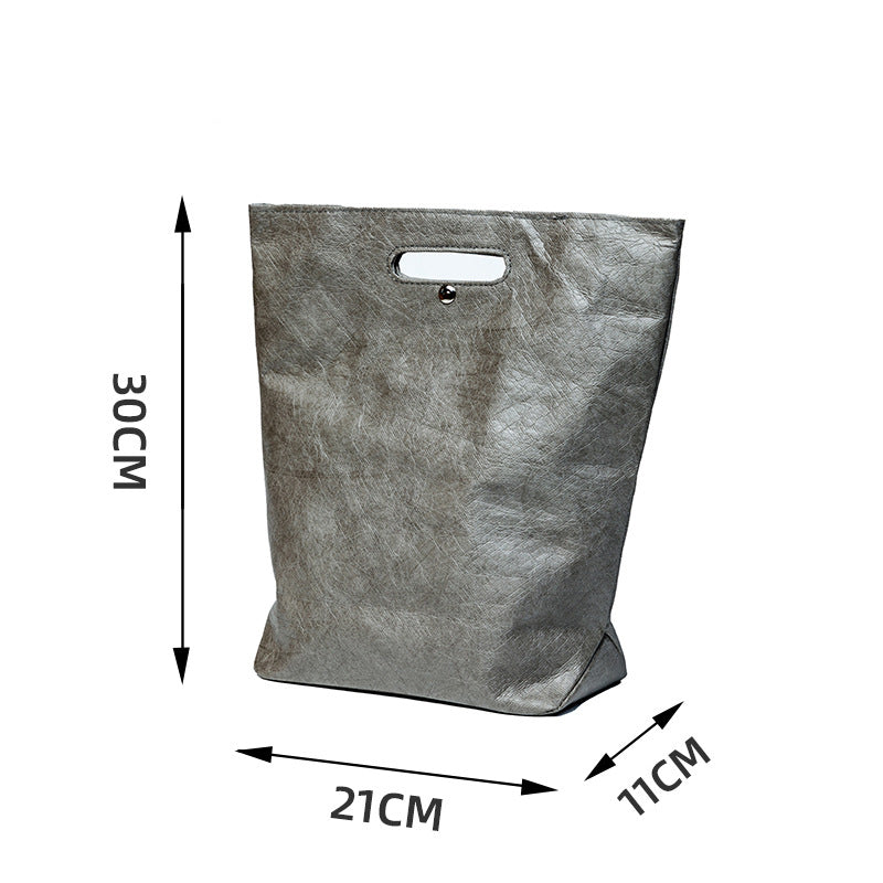 Custom Tyvek Tote Bag - Grey