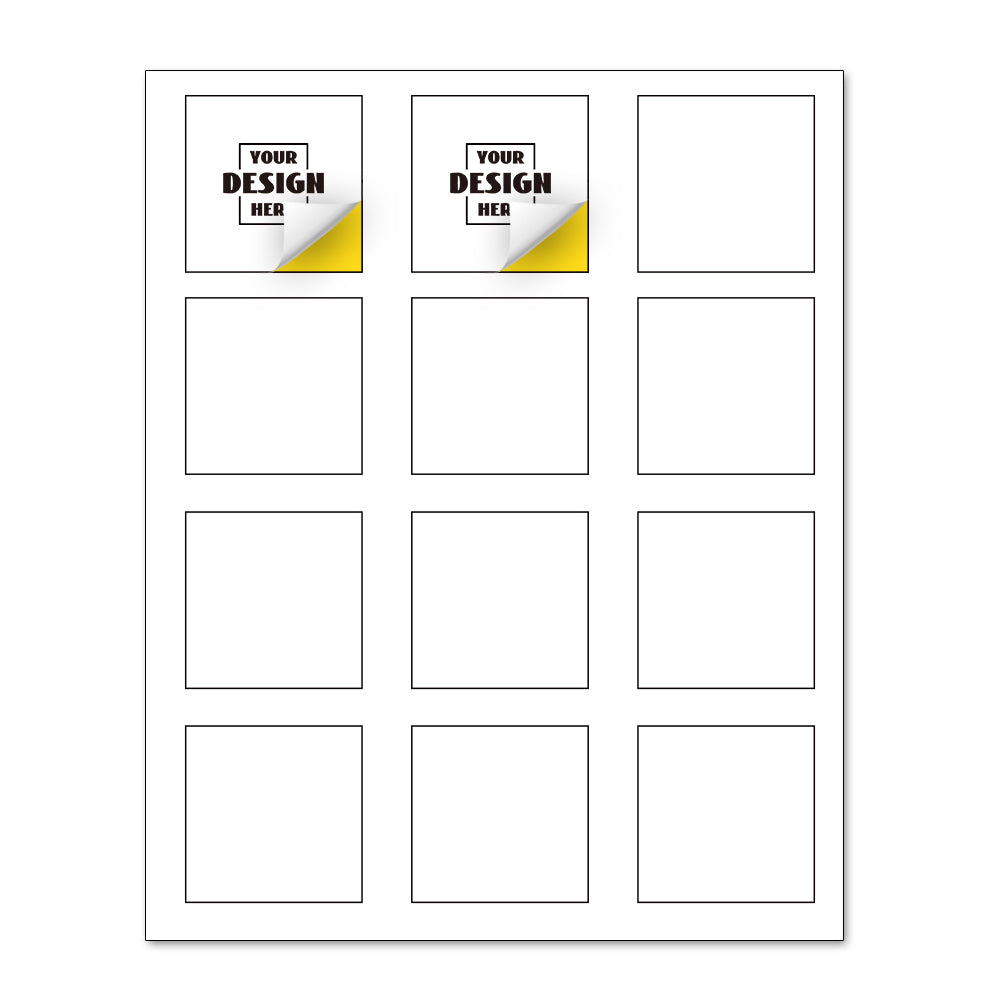Custom Sheet Square Stickers