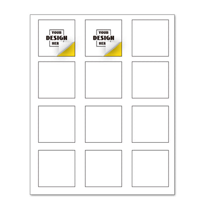 Custom Sheet Square Stickers