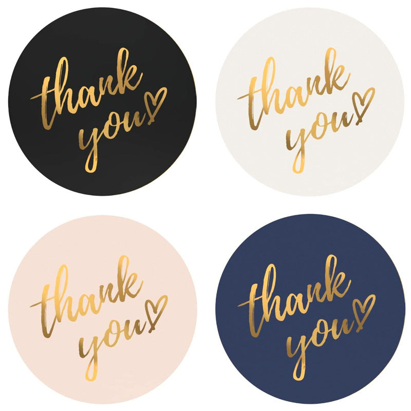 Simple Thank You Stickers