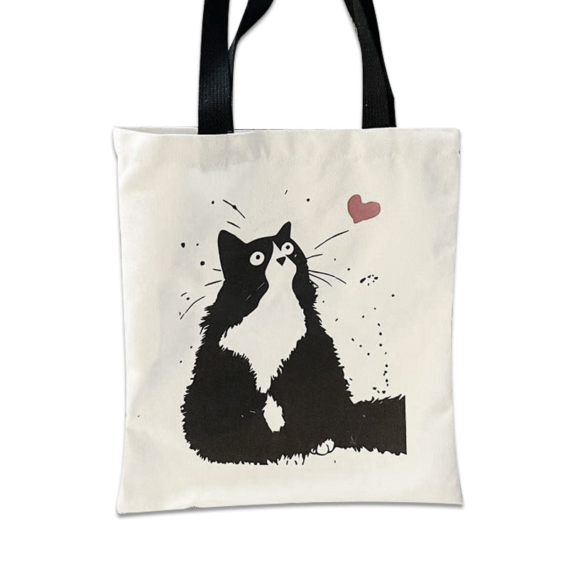 Cute Cat Canvas Bag
