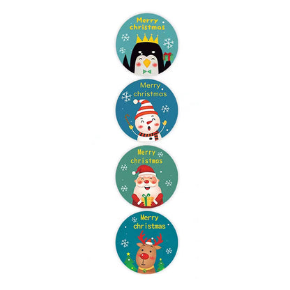 4 Design Merry Christmas Stickers