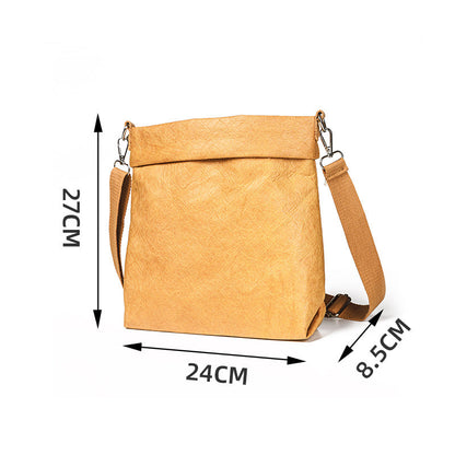 Custom Tyvek Shoulder Backpack - Yellow