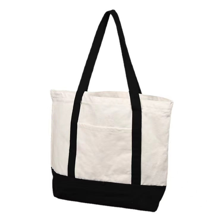 Canvas Contrast Bag