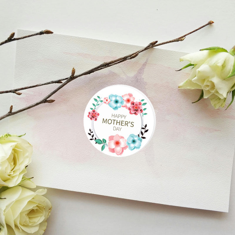 Flower Design Stickers For Mother