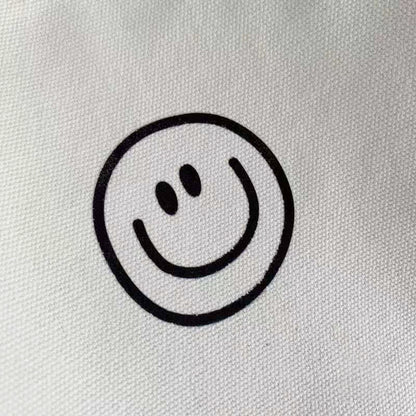 Smiley Face Canvas Bag