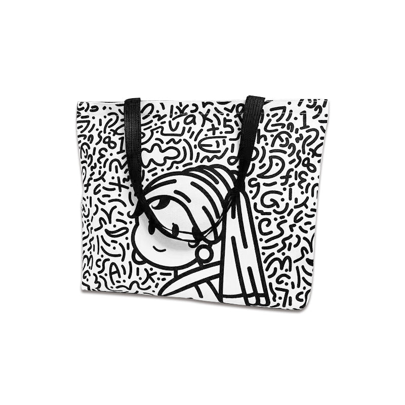 Girl with a Pearl Earring Tote Bag