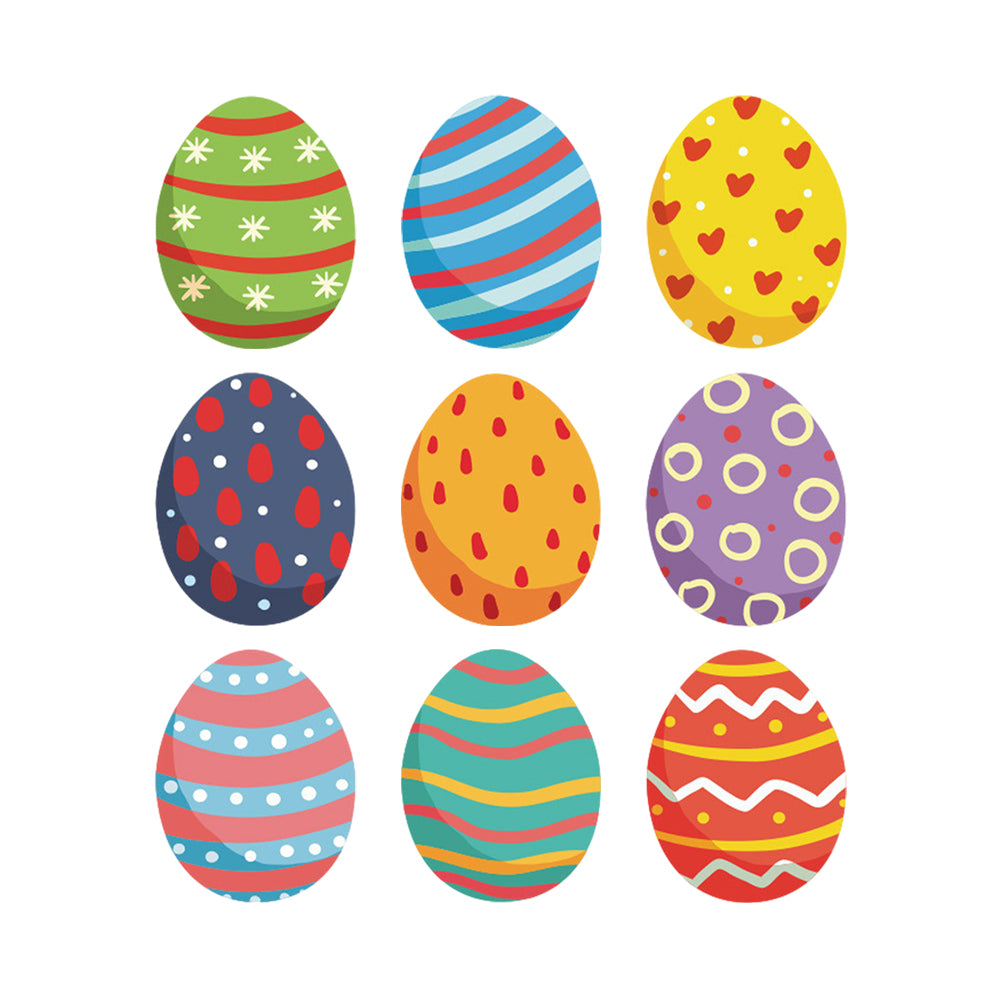 9 Design Easter Egg Stickers