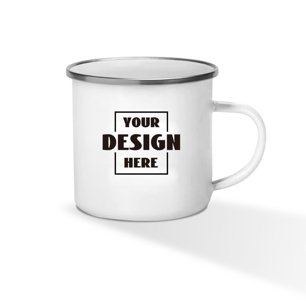 The 11oz custom mugs are made by choosing your favourite pictures and words.