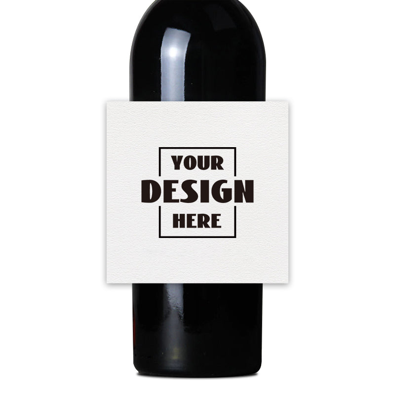 Custom Roll Square Wine Labels