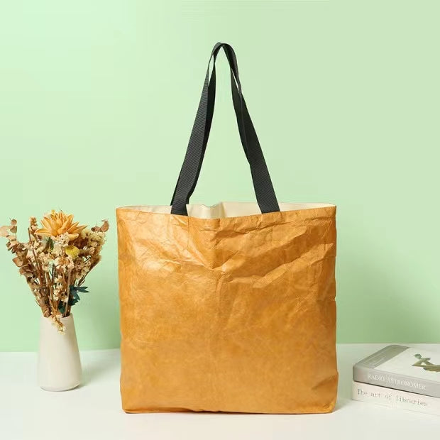 Custom Tyvek Tote Bags - Yellow