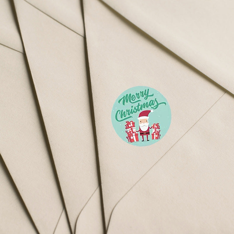 8 Design Merry Christmas Stickers