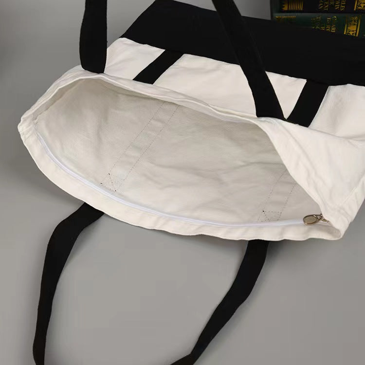 Canvas Contrast Bag