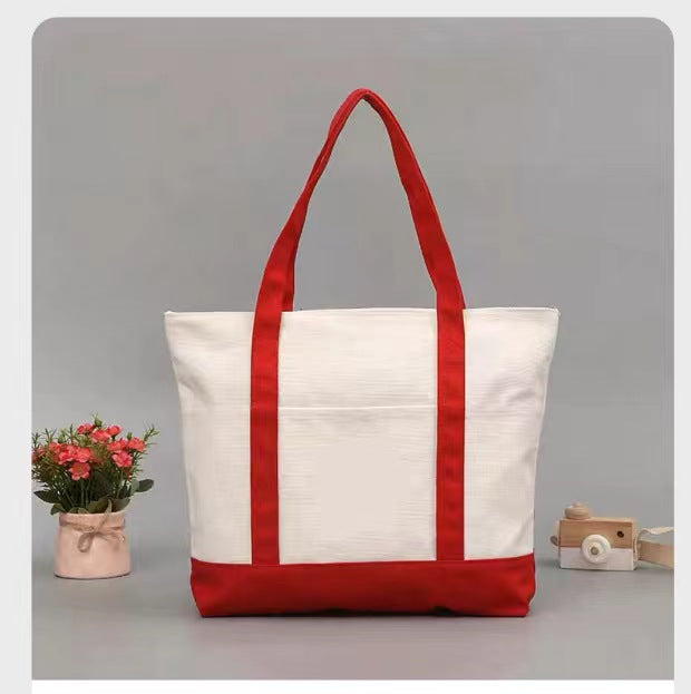 Canvas Contrast Bag