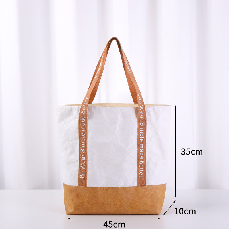 Tyvek Contrast Tote Bag