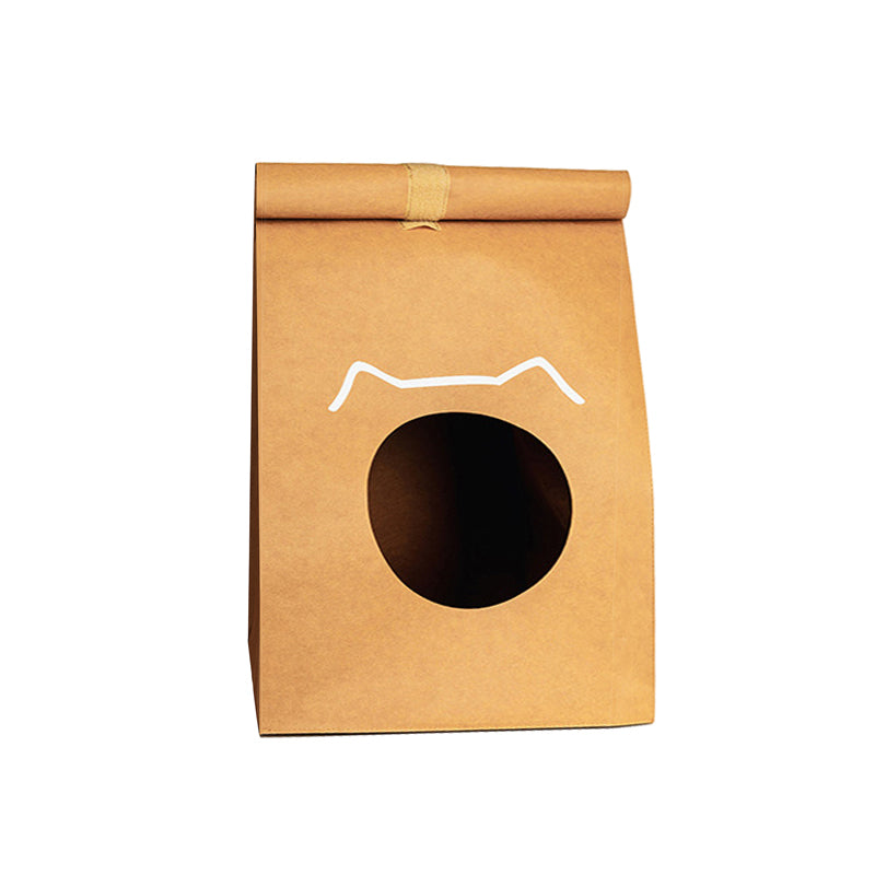 Custom Heavy Kraft Paper Box For Pet - Yellow