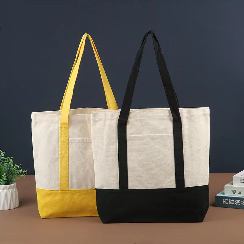 Canvas Contrast Bag