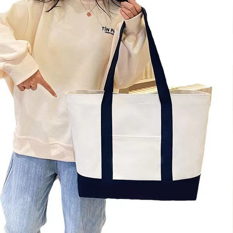 Canvas Contrast Bag